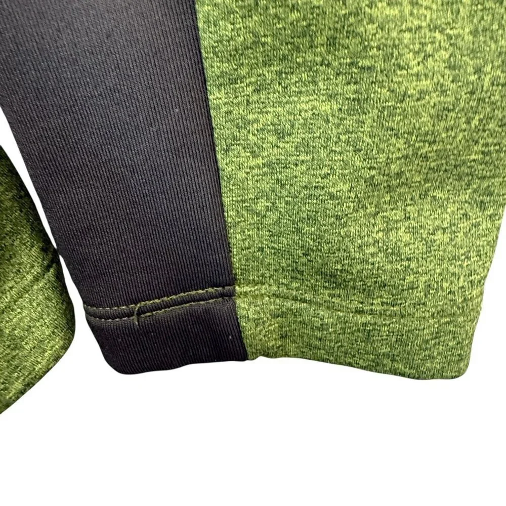 THE NORTH FACE 1/2 Zip Pullover XL Mens Green Fleece Lined Jacket
